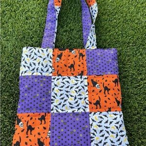 Patchwork Tote Bag - Halloween